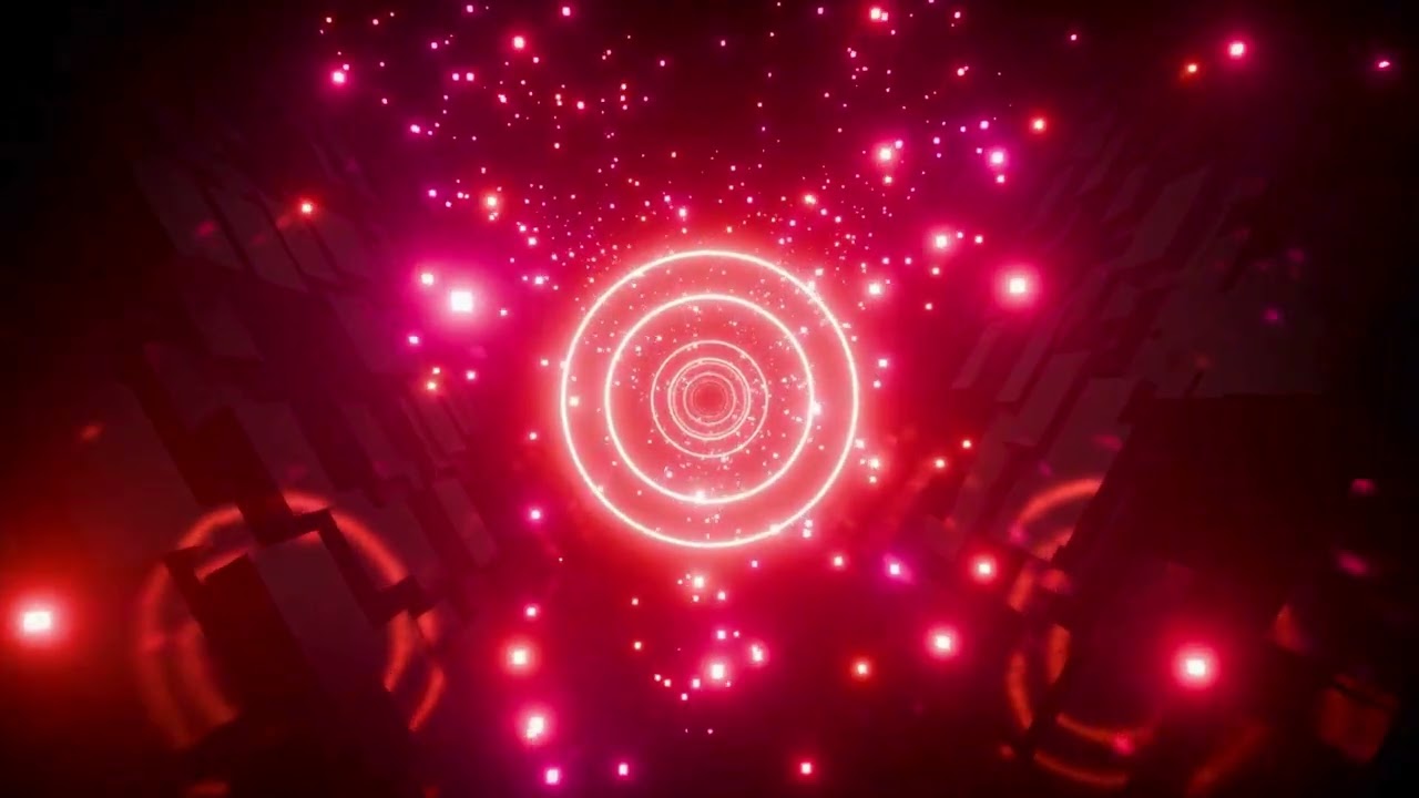 Warm Red Loopable Visualization - Hypnotic Screensaver for TV and Laptop Screens - 4K Resolution