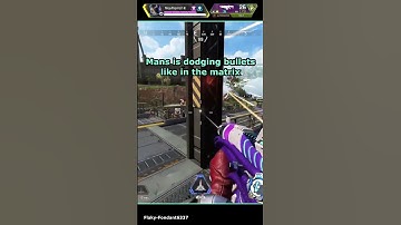 Mans is dodging bullets just like in the matrix #apexlegends