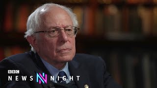 Bernie Sanders on Biden, billionaires, and mittens - BBC Newsnight