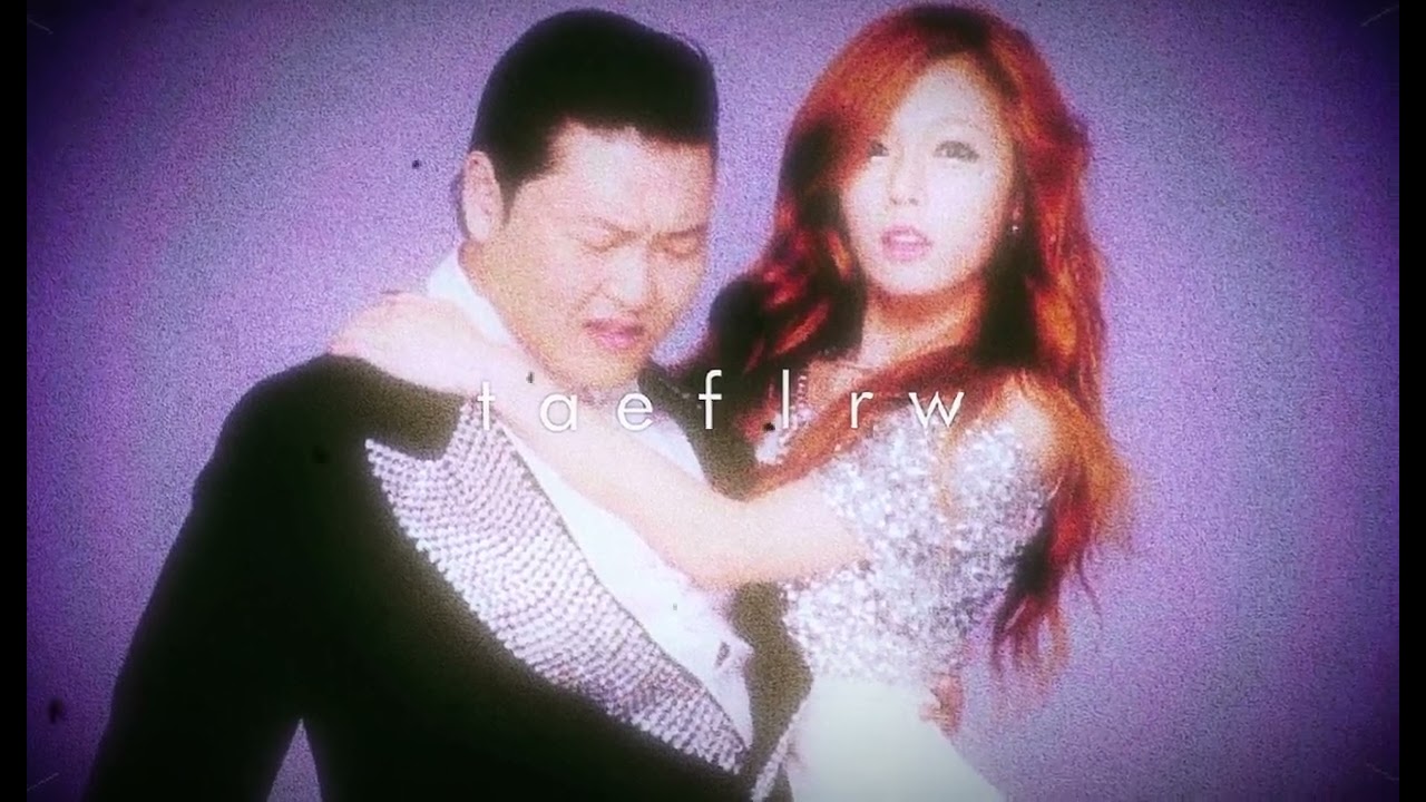 Gangnam style (new version) — PSY ft. HyunA (sped up)