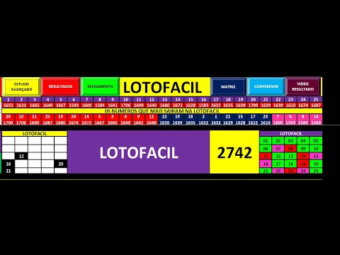 LOTOFACIL DICAS PARA O CONCURSO 2742