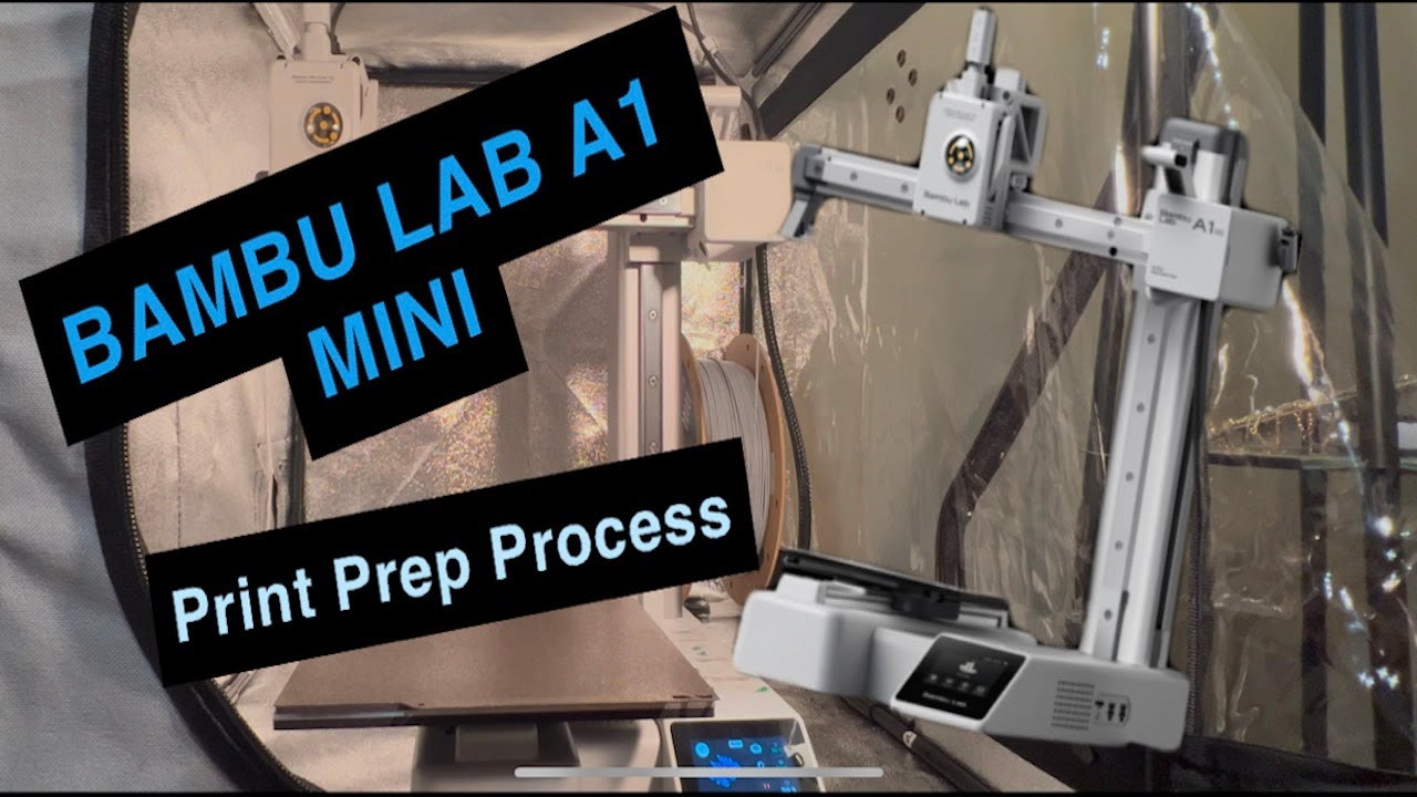 3D Printer Bambu Lab A1 Mini - Print Preparation Process - YouTube