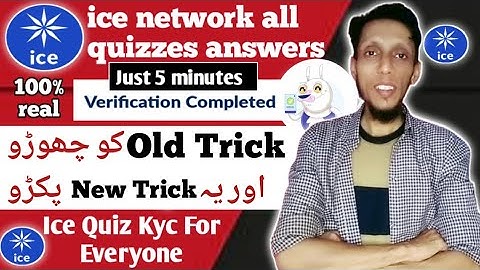 Ice Network Quiz Question and answer | Ice Network New Update | Ice Mining Disable