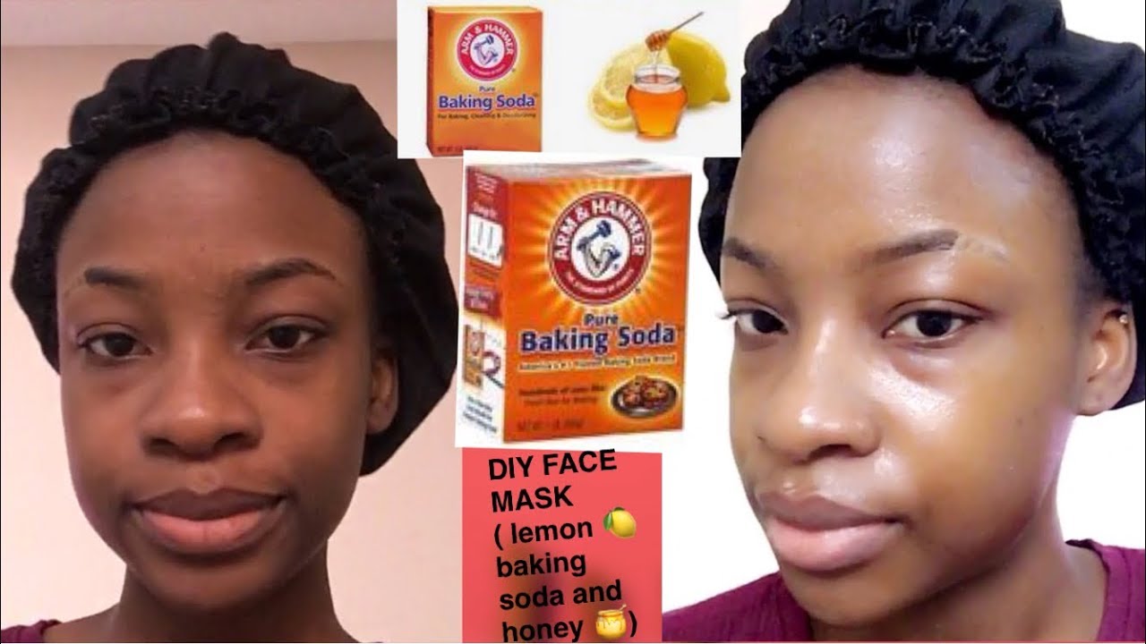 Baking lemon 🍋 & honey 🍯 face mask - skin - YouTube