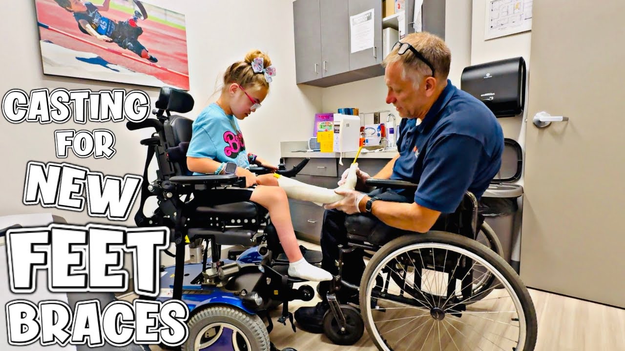 I'M VISITING THE ORTHOTIST FOR NEW BRACES! Day in the life with cerebral palsy