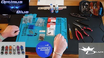 Optimus Blue Ep2 Building DravTech Shocks (Ultimate Class 2 1/10th Crawler Build)