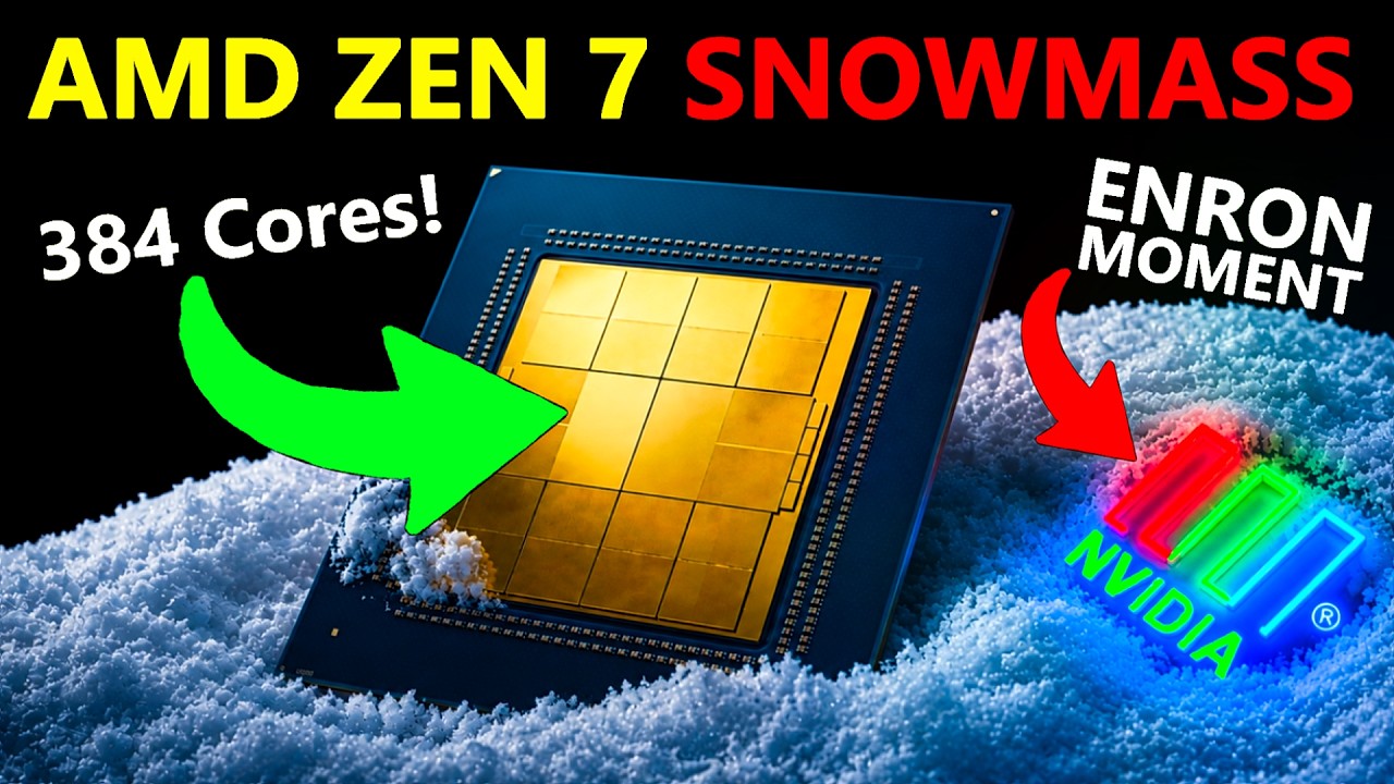 AMD Zen 7 Snowmass Specs Leak | Nvidia Pumps AI Bubble like Enron