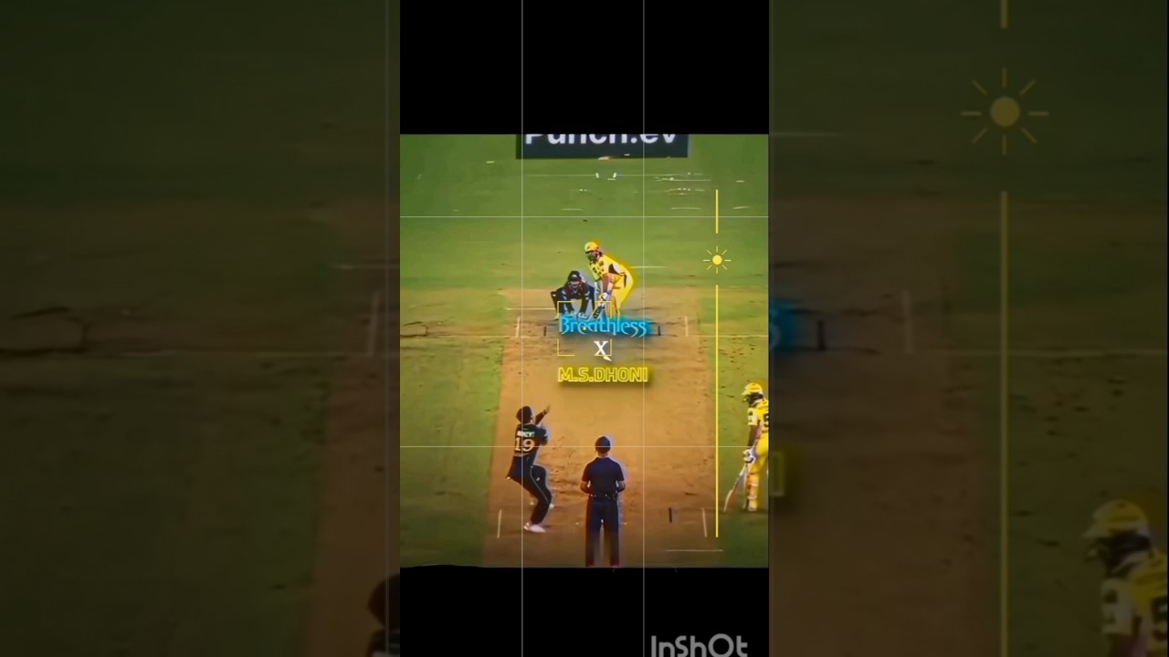Vintage Dhoni magic! The helicopter shot on repeat.🔥