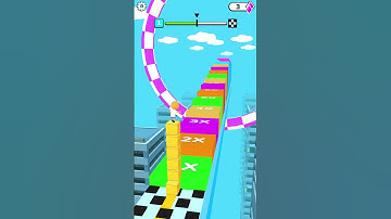 Cube Surfer Game #1 | Cube Surfer Android Gameplay | Cube Surfer Android | Walkthrough #shorts