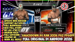 Game Wwe SmackDown Vs Raw 2006 PS2 PPSSPP Di Android Offline Ukuran Kecil Grafik HD
