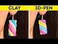 POLYMER CLAY VS. 3D-PEN || Fantastic Mini Crafts, DIY Accessories And Jewelry That Will Amaze You