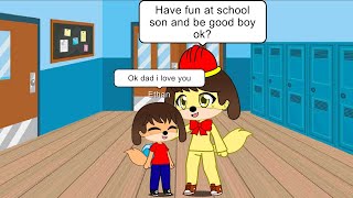 Fleegle Drop Off His Son Ethan At 1St Day Of School