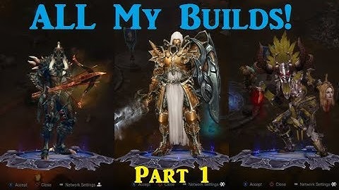 Diablo 3 RoS PS3/Xbox 360 - Explaining ALL My Builds Part 1/3 (ENG)