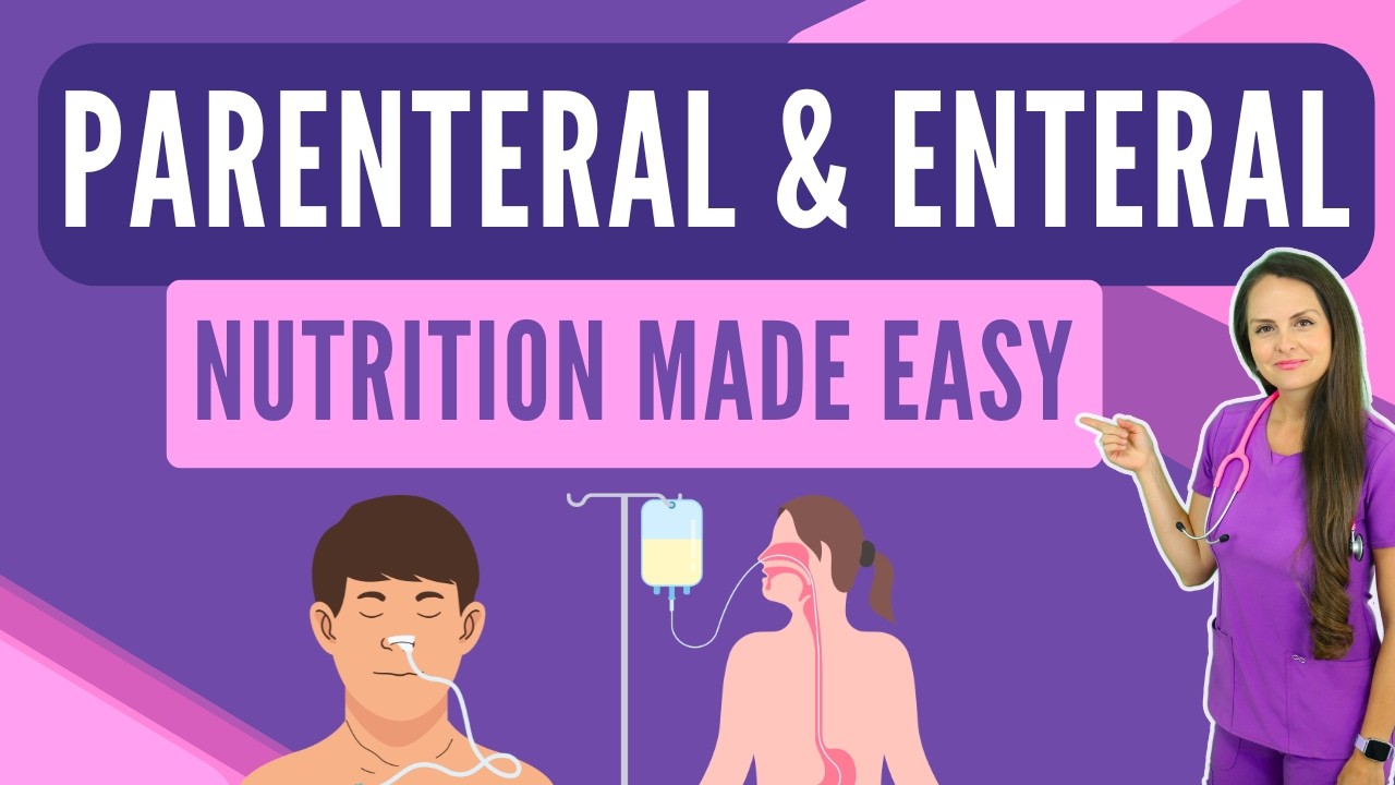 Parenteral vs Enteral Nutrition Feeding GI Med-Surg Nursing NCLEX Review | TPN vs PPN