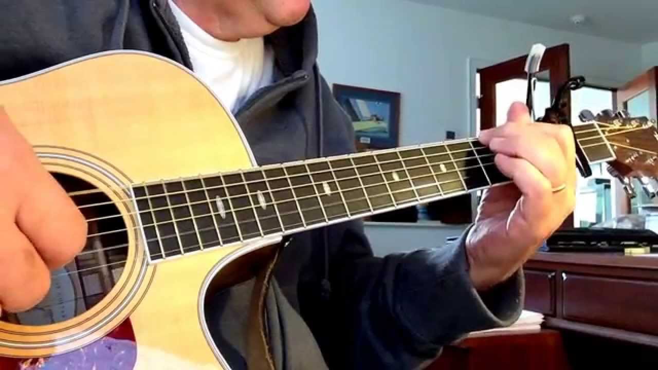 Taylor 416CE finger-picking demo
