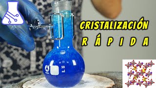 Cristalización Rápida de Sulfato de Cobre y Alumbre