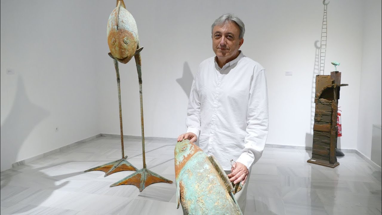 Como pez fuera del agua, el arte reciclado de Blas Miras en el Palacio de Molina noticias de ultima hora