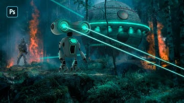 Photo Manipulation | Robot | Free Psd Download