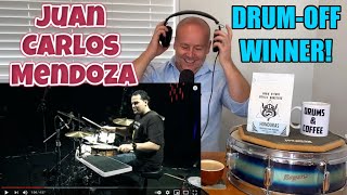 Drum Teacher Reacts: JUAN CARLOS MENDOZA | Guitar Center's 24th Annual Drum-Off Winner 2012