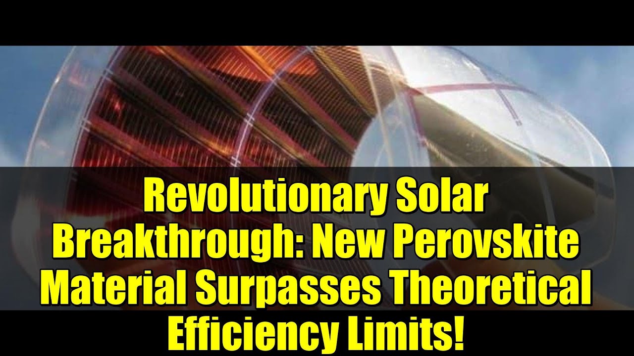 Революционный прорыв в солнечной энергетике: новый перовскитный материал превосходит теоретически...