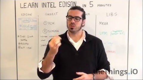 Learn Intel Edison in 5 minutes
