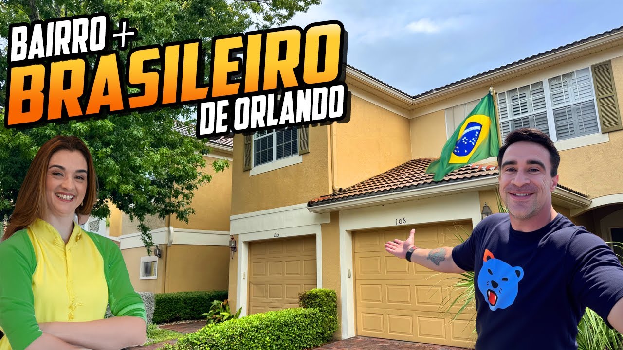A região MAIS BRASILEIRA de Orlando 🇧🇷🏡 Essa townhouse é um achado!