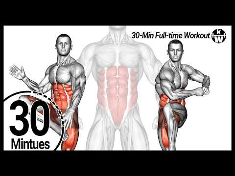 30-Min! Standing Abs Workout ➜ Unbelievably Fast Six-Pack Abs Results