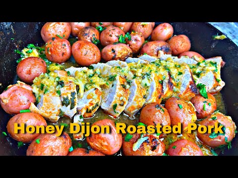 Honey Dijon Roasted Pork Loin
