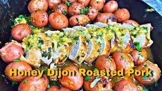 Honey Dijon Roasted Pork Loin