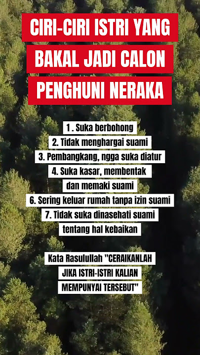 Ciri-ciri istri bakal jadi penghuni neraka #dosa #shorts #istri #fyp