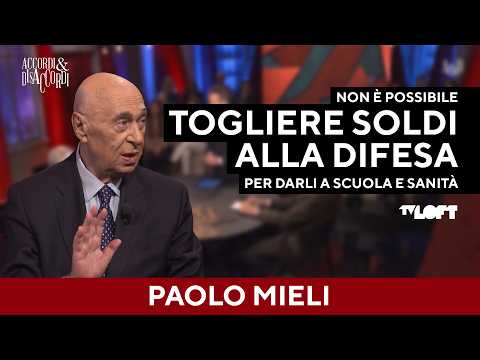 Paolo Mieli: "Meloni is right, defense funds shouldn't go to healthcare."
