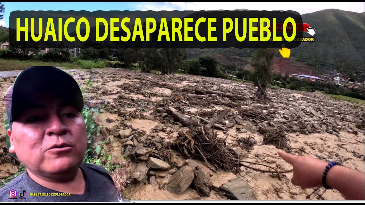 huaico sepulta viviendas en los andes del peru