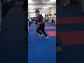 Typical day at the Dojo. Agility workout