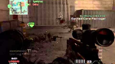 Back to MW3! Insane triple feed on drop-zone