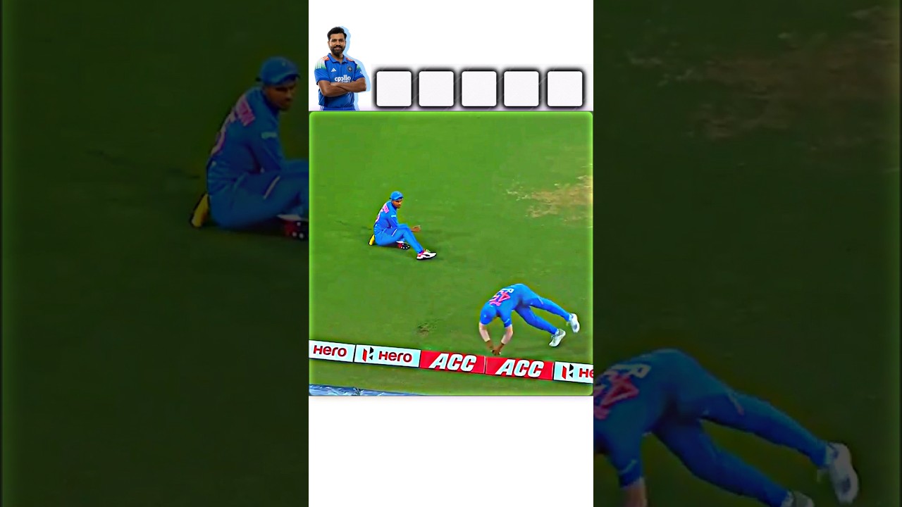 rohit sharma best fielding effort 🥰🤗 #cricket #shorts
