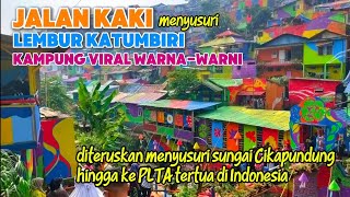 Download lagu Jalan kaki melihat kampung viral Lembur Katumbiri diteruskan ke Jembatan Cikacika di PLTA Dago