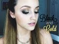 Black &amp; Gold Eye Makeup Tutorial