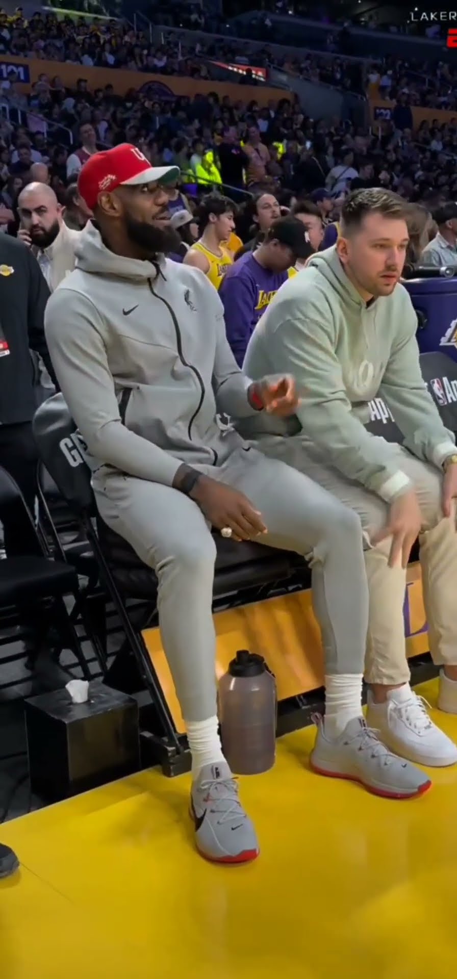 LEBRON \u0026 LUKA REST LAKERS WIN OFF AR15 45! #nba #lebronjames #lakers #lukadoncic