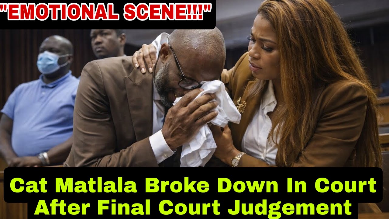 EMOTIONAL SCENE; Cat Matlala Broke Down In Court After Court Judgement