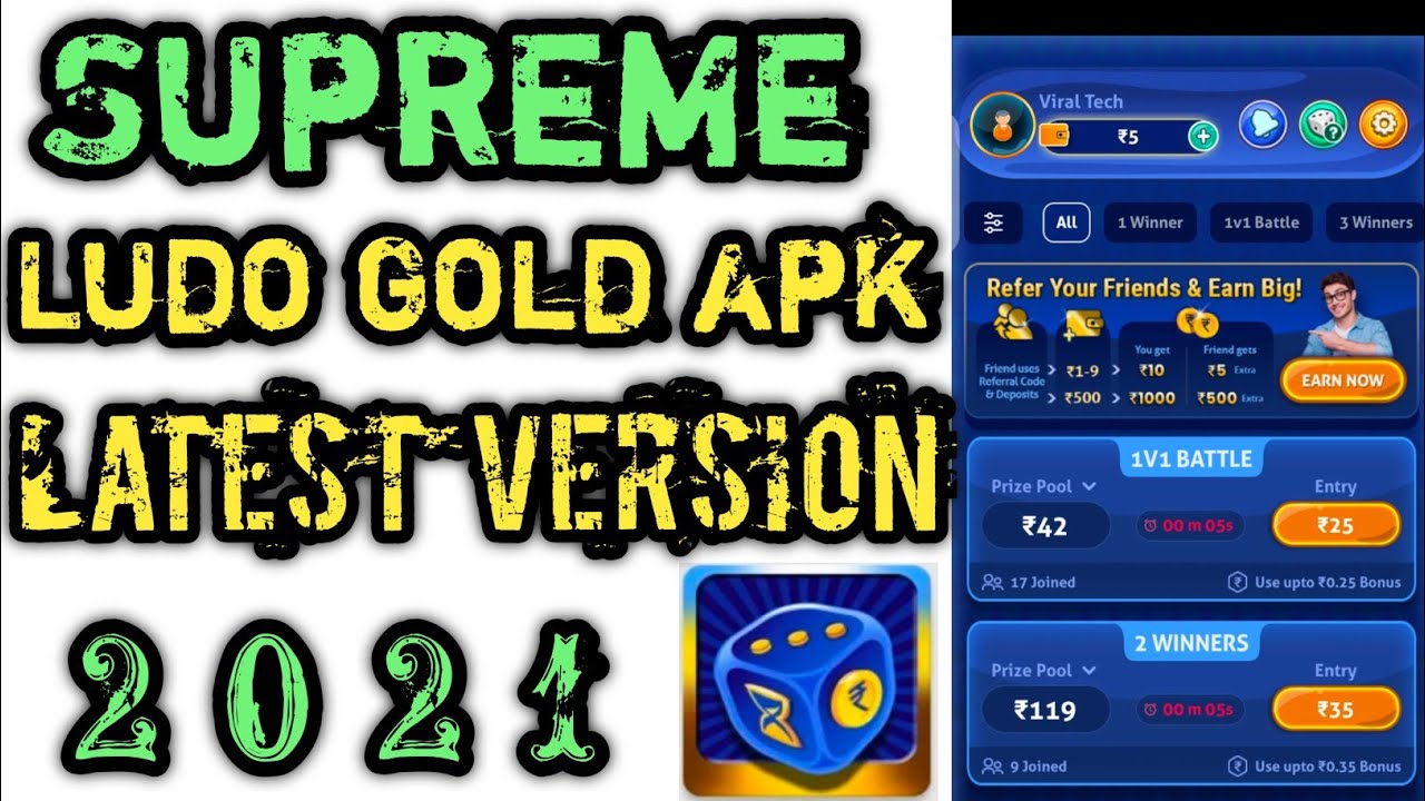 Download Supreme Ludo Gold Apk  Latest Version Free For Android