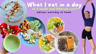 What I eat in a Day as a Model & Lifestyle Coach during a workday at home / Nina Dapper