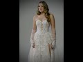 Romantic Drama: Sophia Tolli Y3190 Featuring Sheer Bustier & Detachable Sleeves #weddingdress