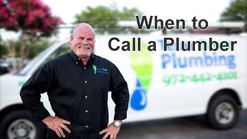 Plumbing | When Should I Call A Plumber? | The Expert Plumber