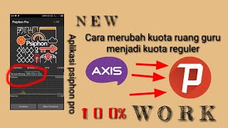 Cara mudah merubah kuota ruang guru axsis menjadi kuota reguler