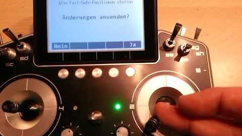 Failsafe Einstellung DC DS Sendern Empfängern
