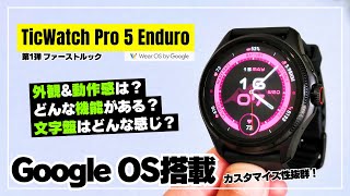 【ほぼ全部入り】TicWatch Pro 5 Enduro 2層ディスプレイとWear OSを搭載した貴重なスマートウォッチを徹底レビュー！