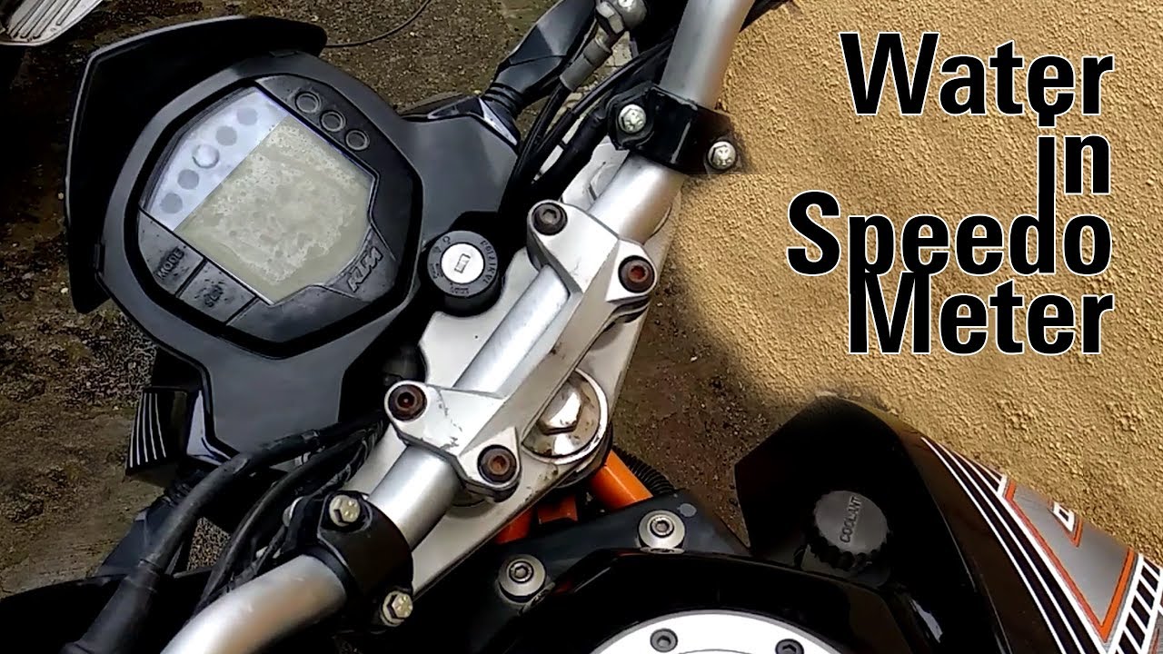 Water In Speedometer of KTM Duke 390 What to do???? YouTube