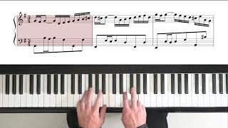 Bach Goldberg Variations “Variation 1” with Score - P. Barton FEURICH piano chords