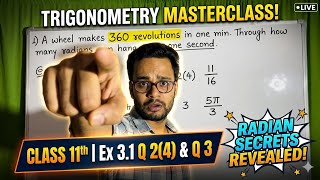 Class 11 Maths| Degree to Radian Conversion Made Easy! 🔥| Exercise 3.1 |Ultimate Shortcut Trick!