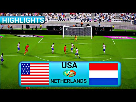🔥 EUA 🇺🇸 x HOLANDA 🇳🇱 | Confronto da Copa do Mundo de 2026 | Gameplay de eFootball em 4K
